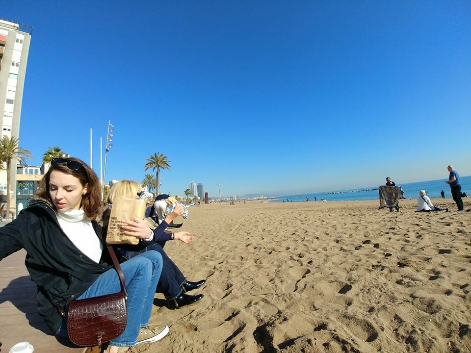 La Barceloneta beach, Barcelona, Spain - Paulina from Poland - 2018